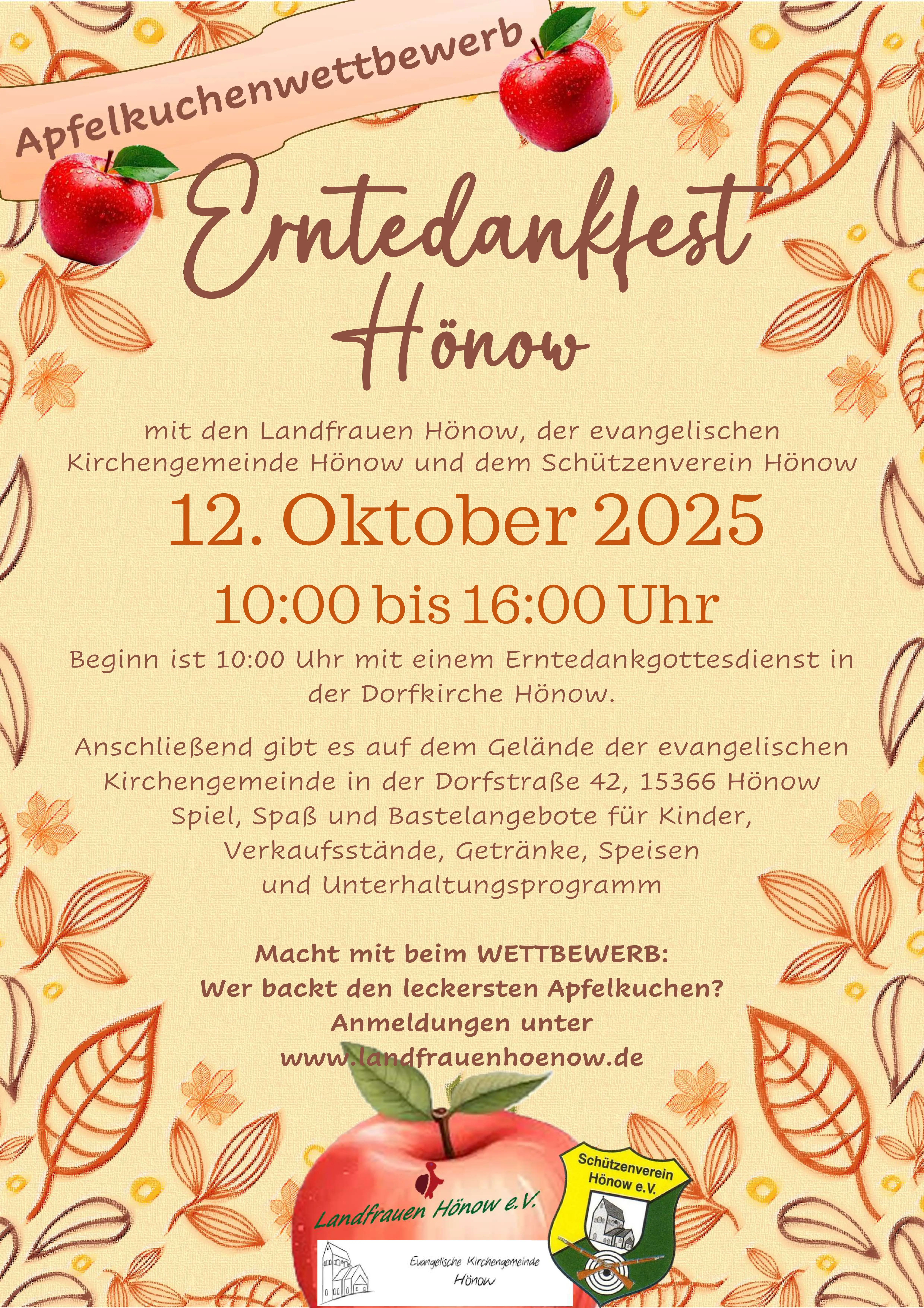 Erntedankfest 2025